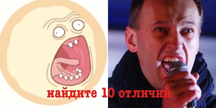 Find 10 differences - Alexey Navalny, Politics, Differences, Rick and Morty, My