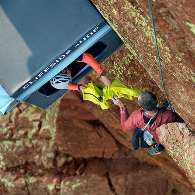 Hanging store for climbers in El Dorado Canyon - Rock climbing, Rock climber, Canyon, Score, America, USA, Work, Equipment, Longpost, Rock climbers