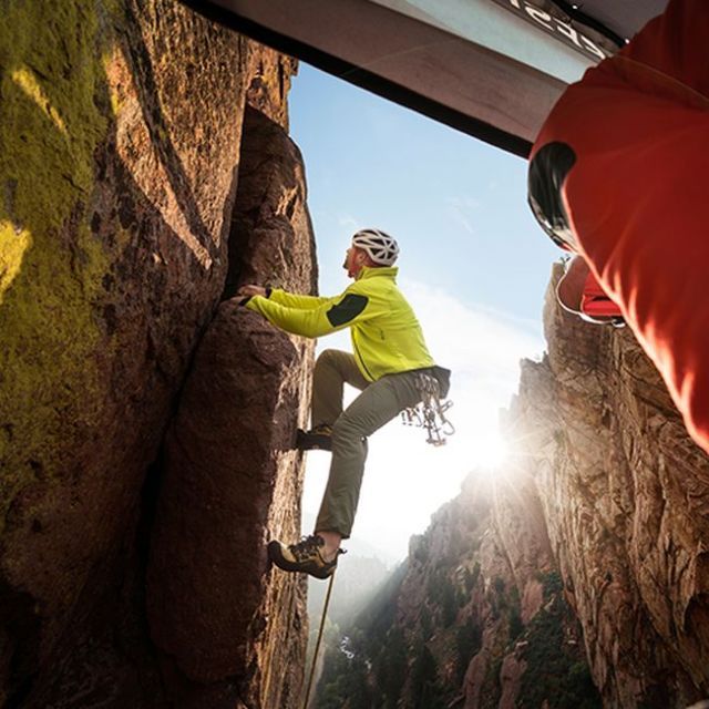 Hanging store for climbers in El Dorado Canyon - Rock climbing, Rock climber, Canyon, Score, America, USA, Work, Equipment, Longpost, Rock climbers