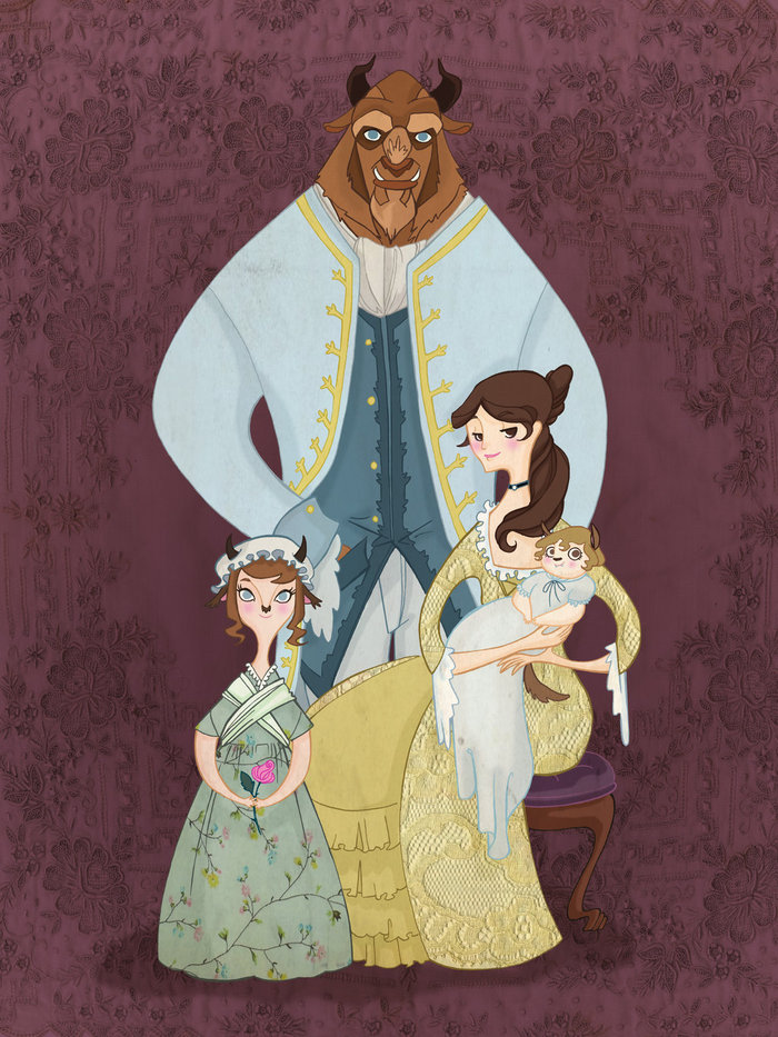 The beauty and the Beast - Story, The beauty and the Beast, Version, Family, Art, Longpost