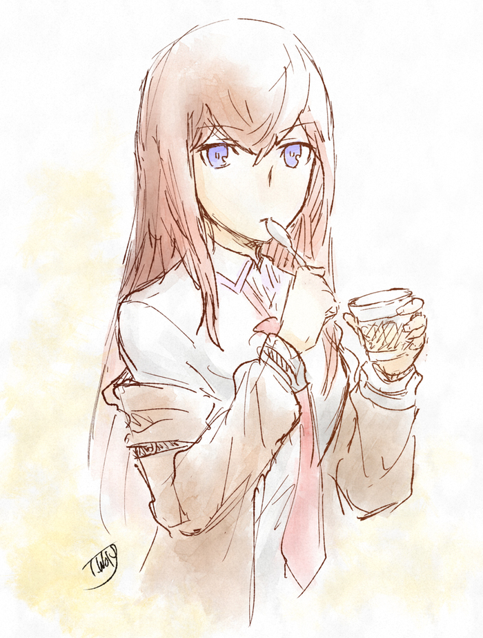 Kurisu makise - Anime, Anime art, Longpost