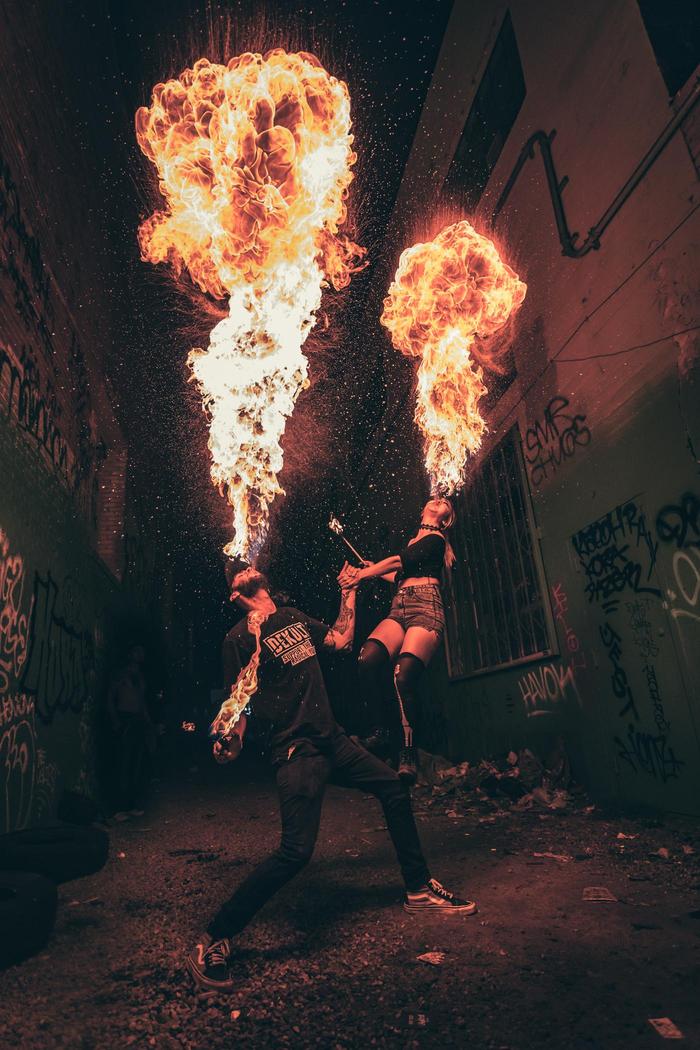 Fire breathing. - The photo, Show, Fire, Not mine
