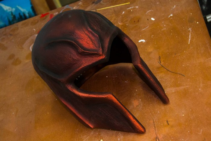 Replica of Magneto's helmet from X-Men: Days of Future Past. - My, Fan art, Homemade, Cosplay, Helmet, beauty, Handmade, Longpost