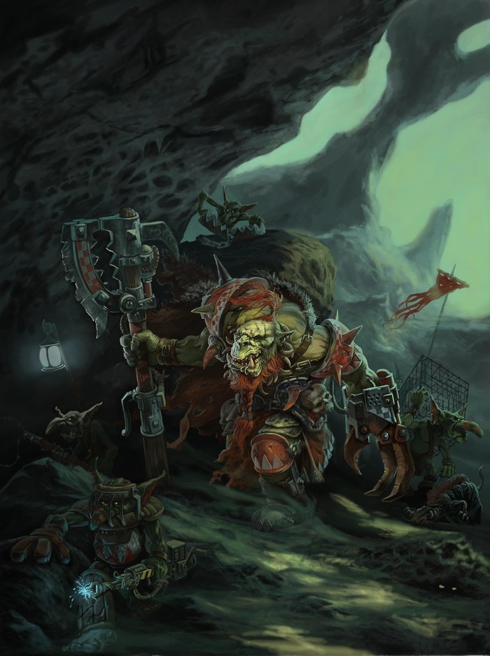 Ork Squig Hunter Warhammer 40k, Wh Art, , , 