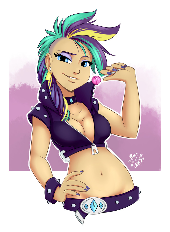 Raripunk by PonutJoe - My Little Pony, PonyArt, Rarity, Raripunk, MLP Season 7, Хуманизация, Ponutjoe