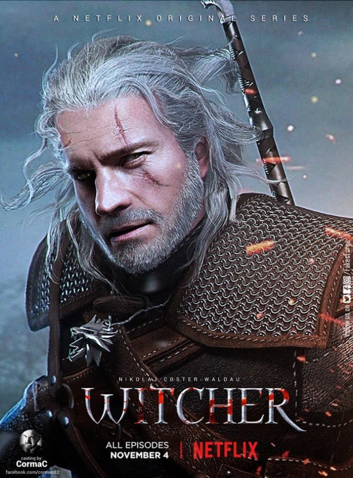 And he would make a great Geralt - Game of Thrones, Jaime Lannister, Nikolai Koster-Waldau, Witcher, Geralt of Rivia