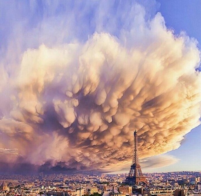 Colors of the sky and clouds - Paris, Sky, Clouds, World around us, Peace