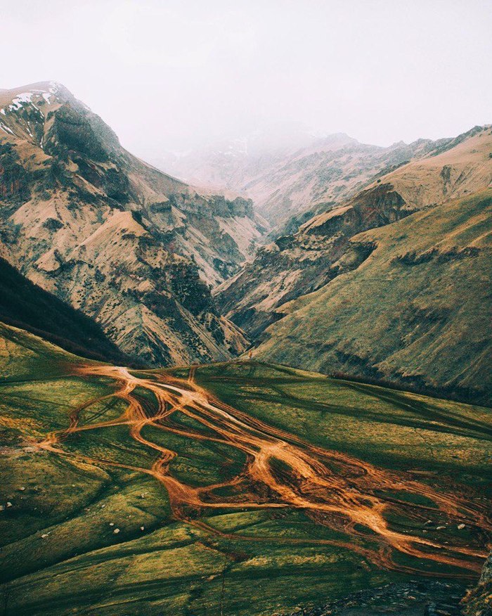 Kazbegi, Georgia - Kazbegi, Georgia, The photo, Nature, The mountains, Longpost