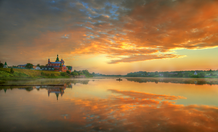 Morning in Staraya Ladoga. - The photo, Ladoga, Sky, Morning, beauty