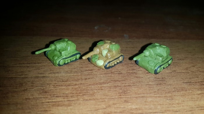 Plasticine tanks of World War II - My, , Modeling, The Second World War, Plasticine, Handmade, Longpost, Tanks