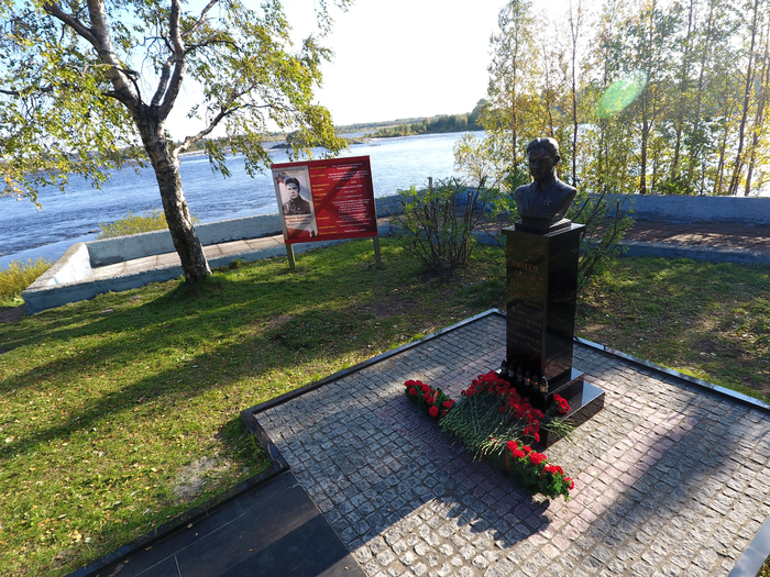 The erection of the Monument to Mikheev Anatoly Nikolaevich in Karelia, the city of Kem - My, Monument, Monument to the Fallen, Everlasting memory, Day of Remembrance and Sorrow