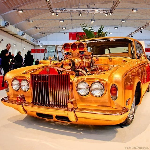 When you want a hot rod, and you have a Rolls Royce - Car, Hot Rod, Rolls-royce