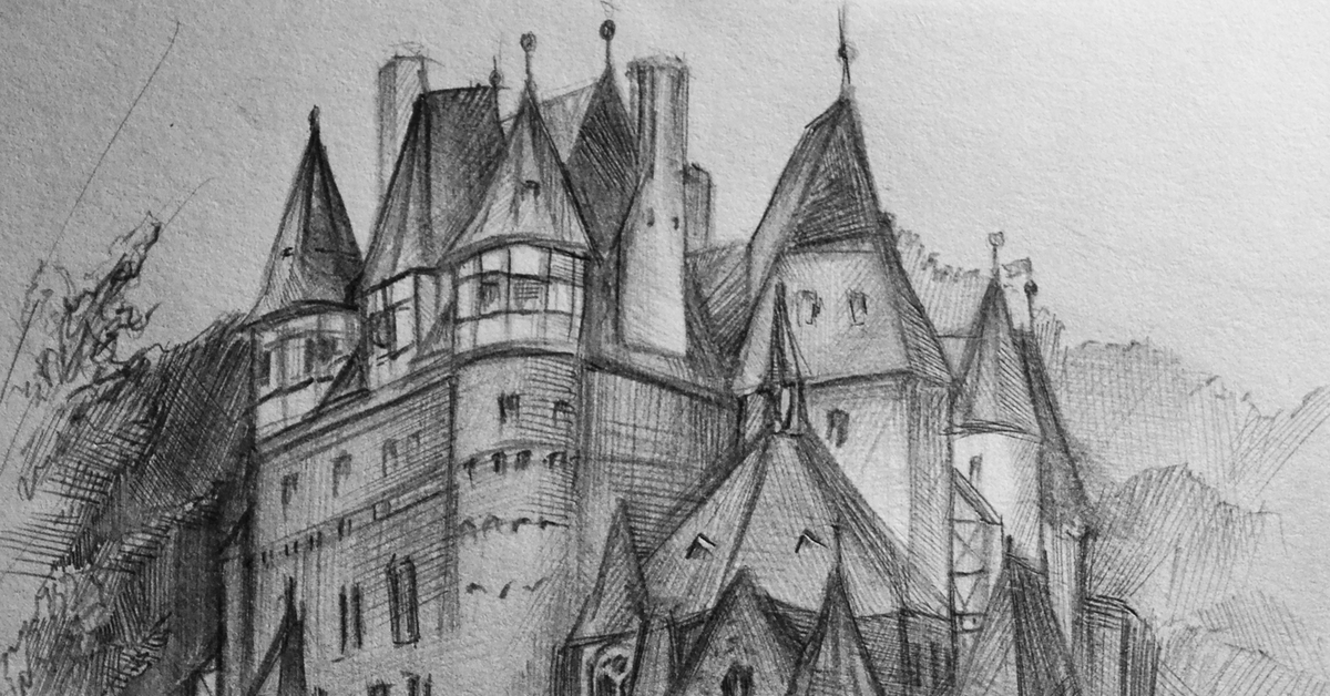 Рисунок старой крепости. Замок рисунок. Замок рисунок карандашом. Крепость карандашом. Старый замок рисунок.