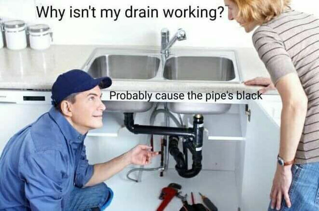 Wat and so - Plumber, Question, , 9GAG