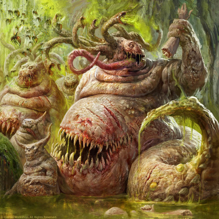 Beasts of Nurgle Warhammer 40k, Wh Art, , , Manzanedo