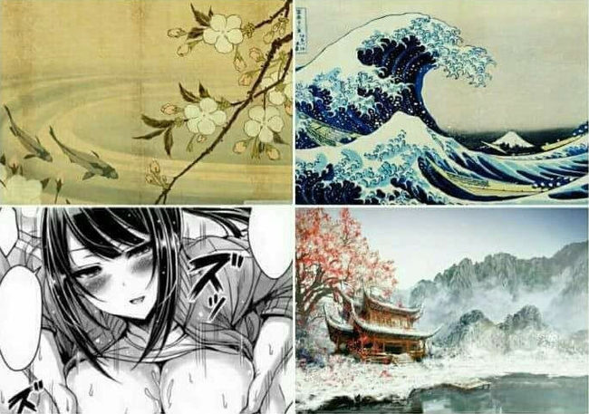 Sometimes Japanese art is really incredible feeling! - NSFW, Japan, Art, The culture