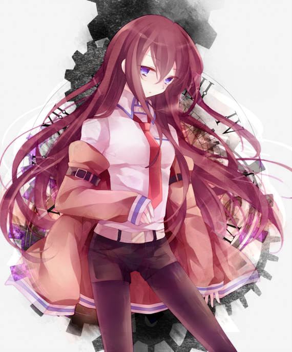 Курисутина - Аниме, Anime Art, Steins Gate, Kurisu Makise, Pixiv