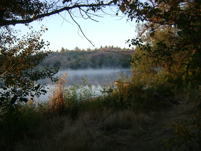 Автономный, пеший поход по Северскому Донцу. Часть первая с половиной 1/5>слив