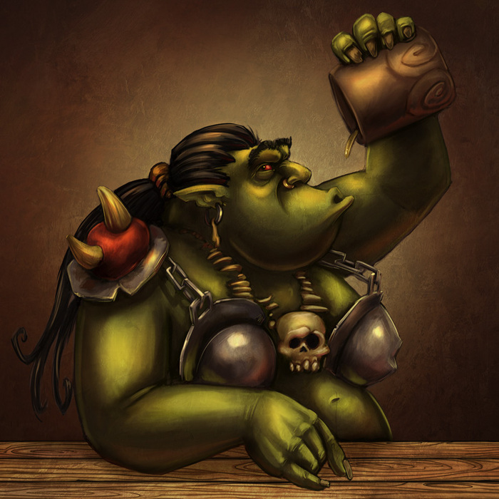 Orc woman. - Orcs, Female, Now you have seen more, Scroll further, Women
