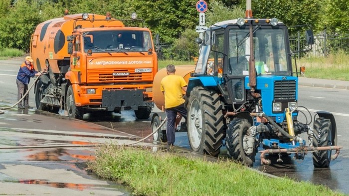 В Москве перед зимой улицы вымоют шампунем