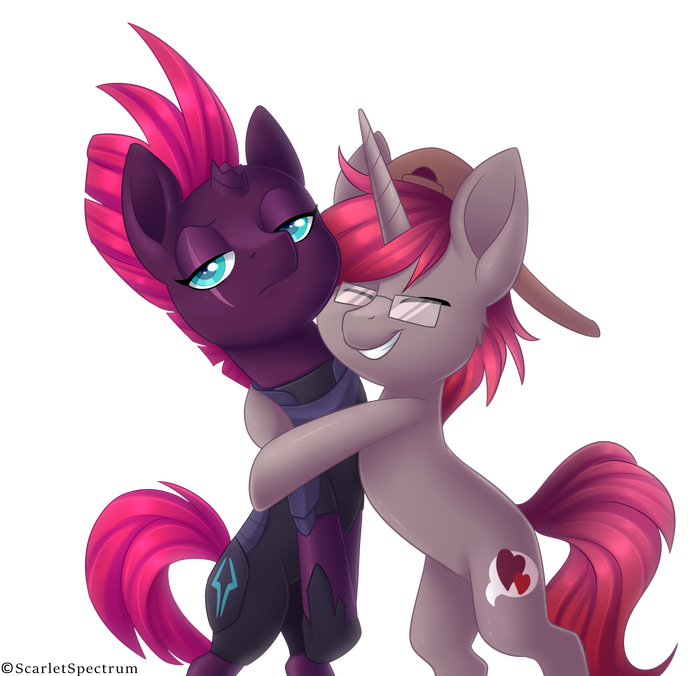 I bet you're a hugger My Little Pony, Ponyart, Tempest Shadow, Original Character, My Little Pony: The Movie, Scarlet-spectrum