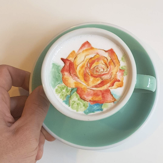 Lee Kang-bin: coffee artist recreates famous paintings in cups - , Barista, van Gogh, Painting, China, Coffee, Amazing, Longpost