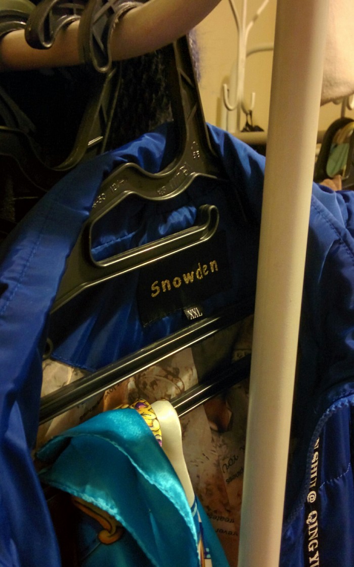 Snowden went into business - Edward Snowden, My, Jacket, Humor