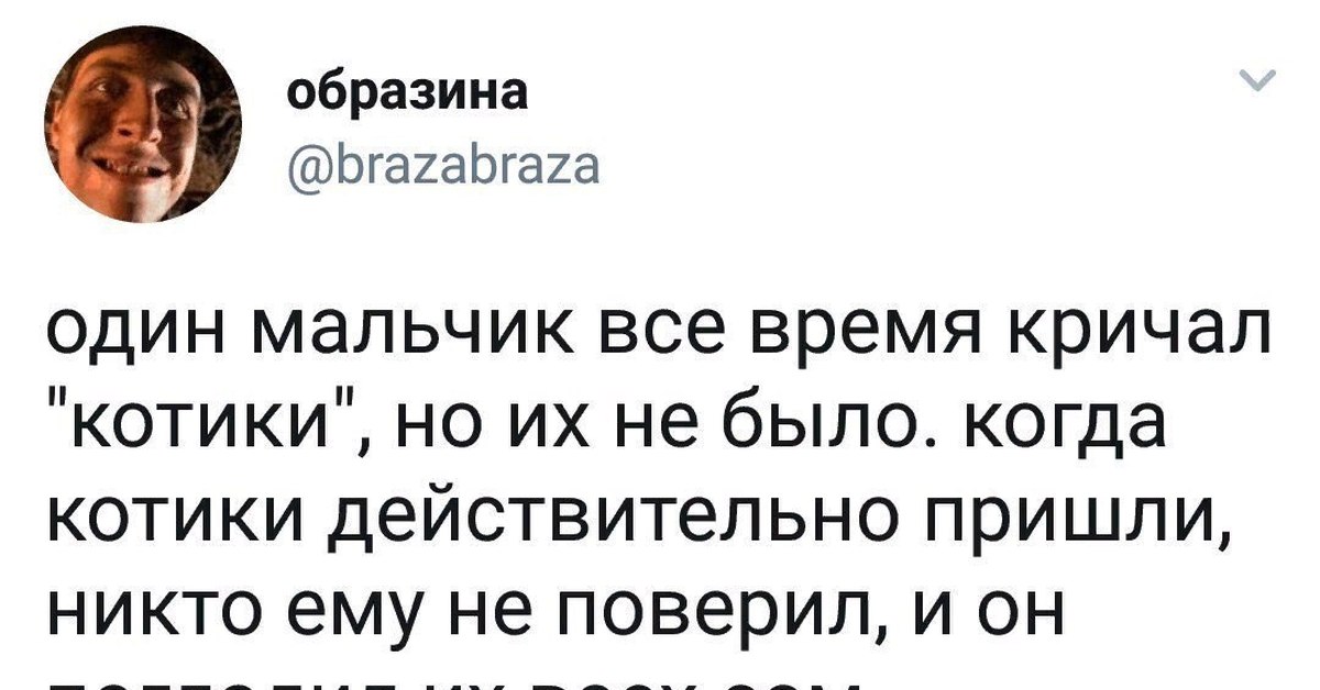 Приходить действительно. Один мальчик кричал котики. Один мальчик все время кричал котики но. Действительно кот.