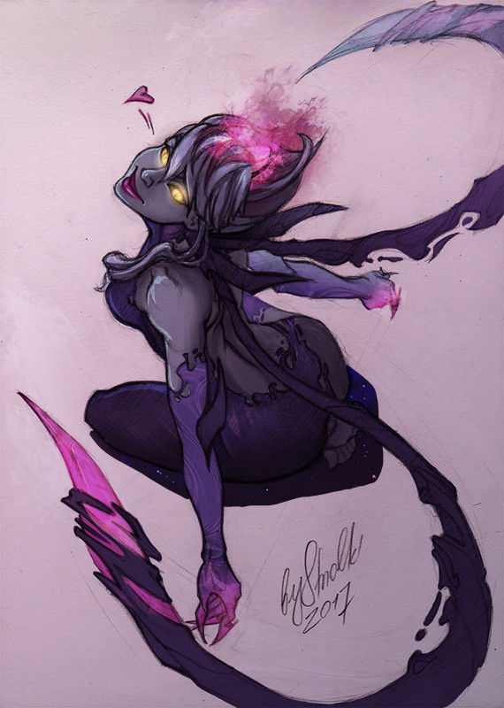 Evelynn. League of Legends - My, Evelynn, League of legends, LOL