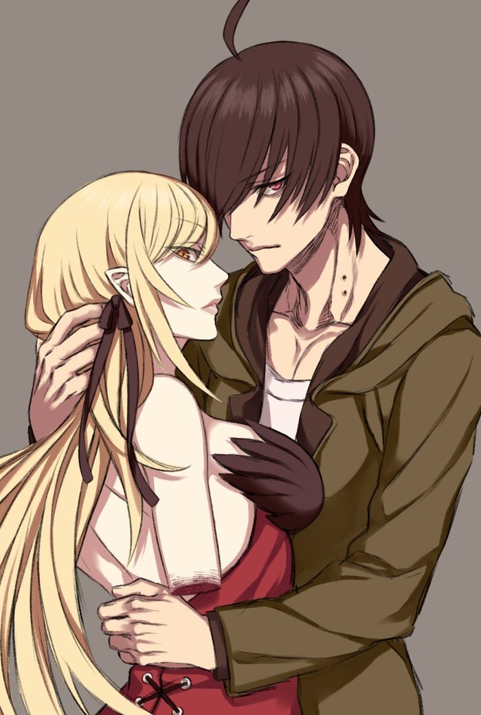 Mercy kills - Monogatari series, Anime art, Anime, Drawing, Araragi koyomi, 