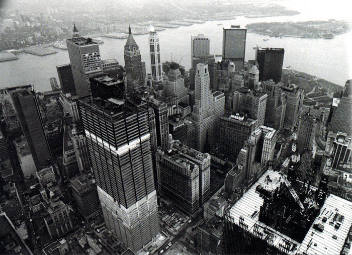 Construction of the World Trade Center - Twin Towers, , New York, The photo, Longpost, Vtc