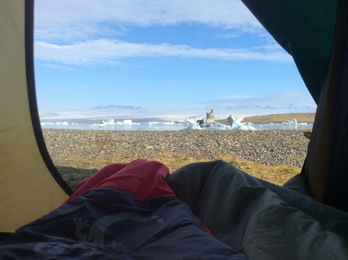 Hitchhiking in Iceland. Day 8 - My, Hitch-hiking, Iceland, Waterfall, Camping, Tourism, Glacier, Longpost