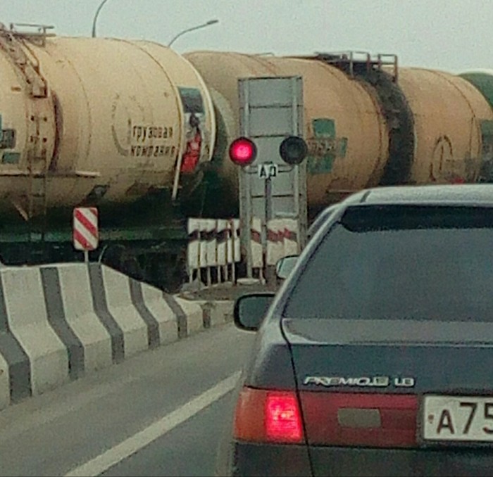 Train to hell - My, Traffic lights, 