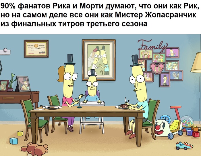 Самовосприятие - Моё, Рик и Морти, Rik and morty