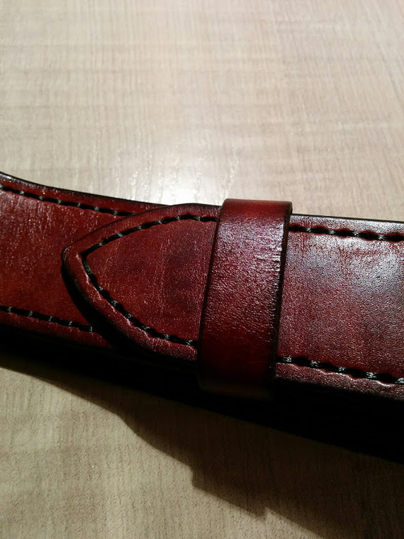 Belt. - My, Leather, Handmade, With your own hands, Leather craft, Belt, Leather belt, Longpost