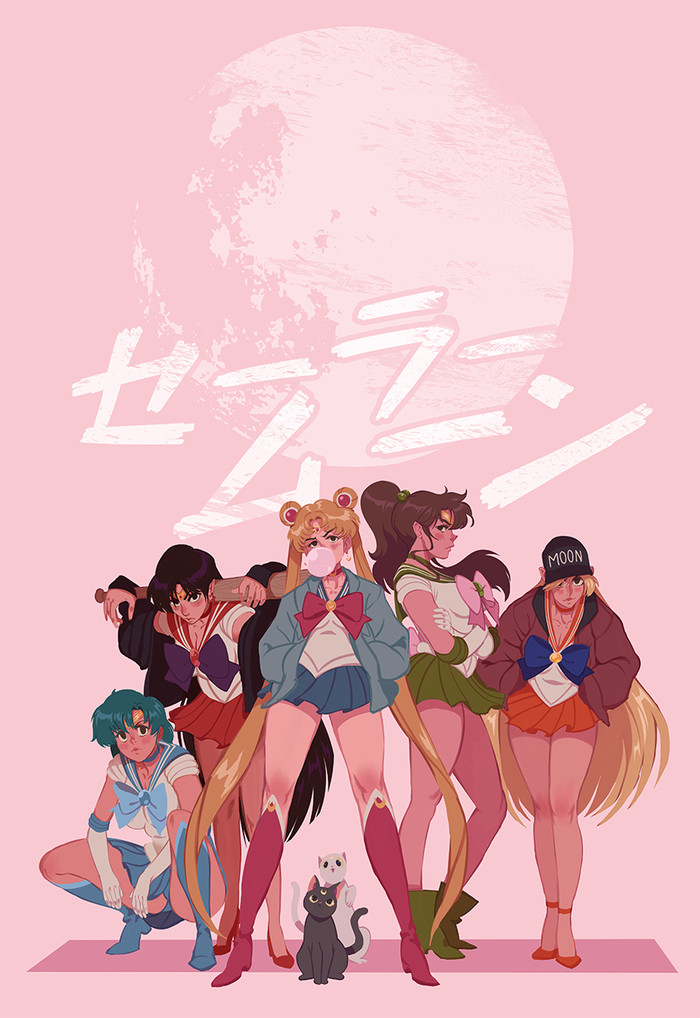 Sailor Moon - Gop Edition Anime Art, , Sailor Moon, Tsukino Usagi, Sailor Venus, Sailor Mars, Sailor Mercury, Sailor Jupiter