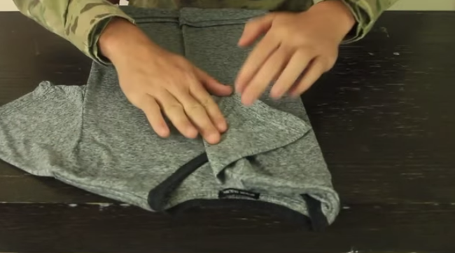 How to fold a T-shirt compactly? - Time, Quickly, T-shirt, Longpost