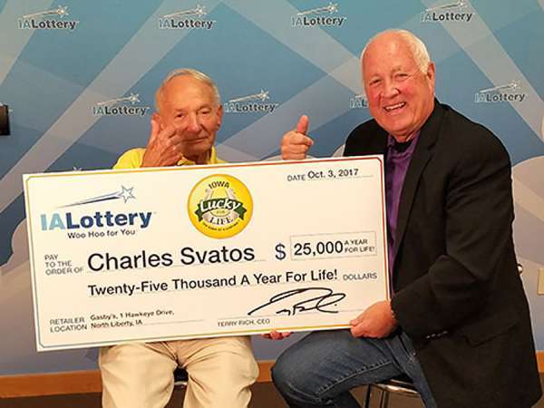 An American won the lottery with a lifetime allowance at the age of 92. Look at his happy face - Lottery, Lucky, The Irony of Fate