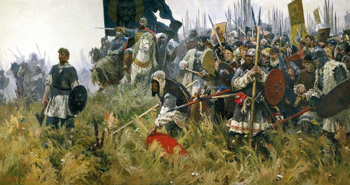 BEAUTIFUL BUT NOT TRUE - My, Battle of Kulikovo, Painting, Painting, Opinion, Middle Ages