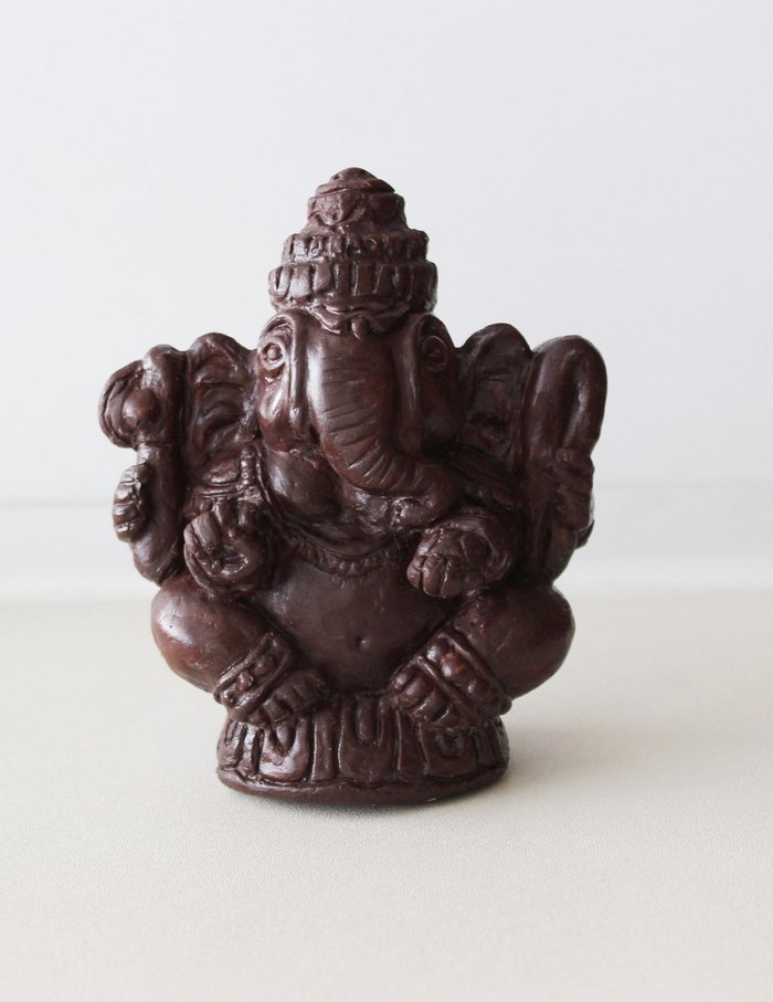 Chocolate (no) - My, Art, Creation, Ganesha, Statuette, Souvenirs, India, Hare Krishnas, Presents