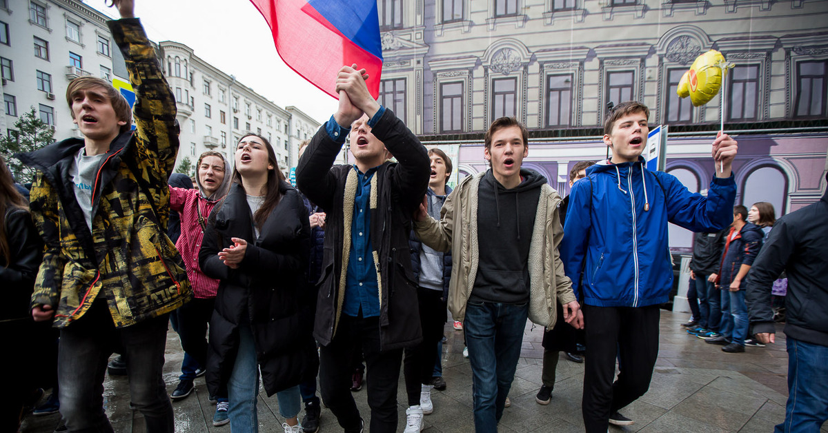 Дети на митинге навального