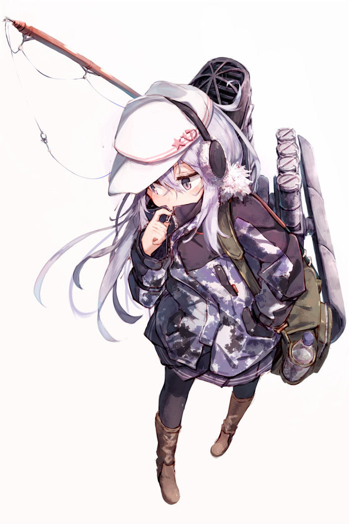 Верный - Kantai Collection, Verniy, Hibiki, Аниме, Anime Art, Saury event, Beize garbage