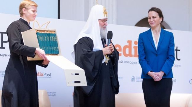 Patriarch Kirill spoke about the gritting of the teeth from discussions in social networks - Patriarch, ROC, Students, Lecture, Social networks, University, Theology, Religion, Longpost