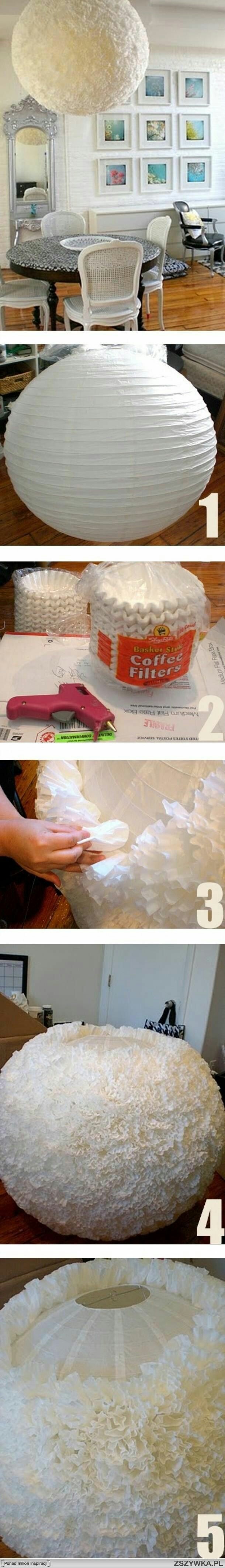 A little glue and a ball - Pinterest, Lamp, With your own hands, A selection, Longpost