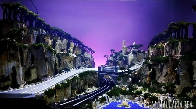 Урбанистический акваскейп - сам такое вижу первый раз в аквариуме))