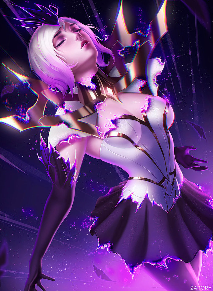 Embrace the Darkness - Lux - DeviantArt, Арт, Рисунок, Девушки, Anime Art, Zarory