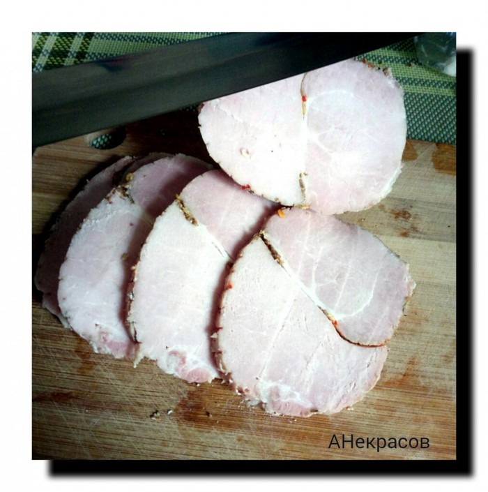 Homemade ham (continued) - Meat, Cooking, Ham, Recipe, My, Food