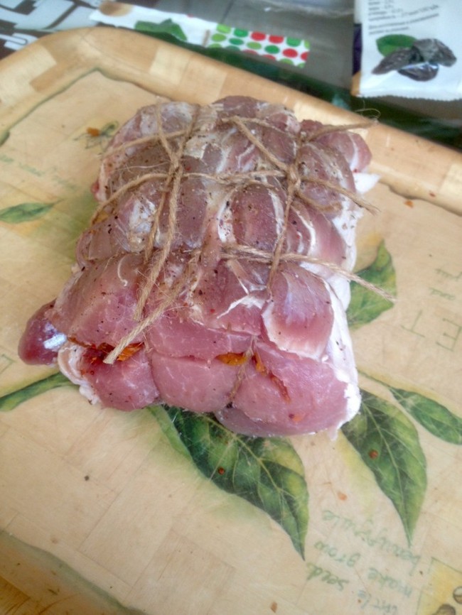 Pork stuffed with prunes, dried apricots and carrots - My, Cooking, Recipe, Food, Meat, , League of Cooking, Chef, Longpost