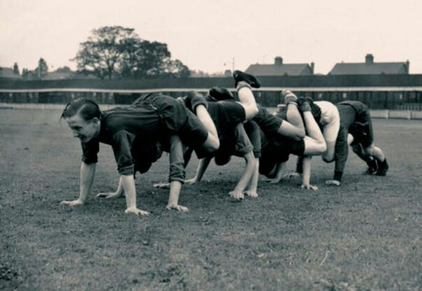 FC Tranmere Rovers training. - Football, Workout, Historical photo