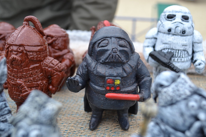 Feel the power of cookies, Luke! version 2.0 - My, Burning, Glaze, Star Wars, Darth vader, Friday tag is mine, , Needlework without process, Ceramics